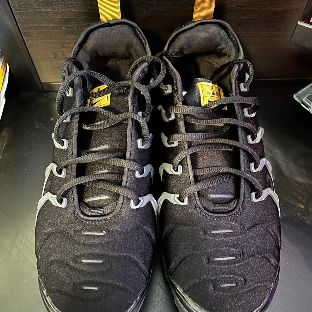 Nike VaporMax Plus Charcoal and Black Sneakers